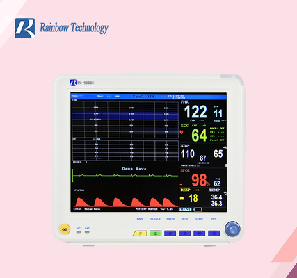 Hafif Fetal Monitör CTG Makinesi Renkli TFT LCD Ekran anti defibrilatör